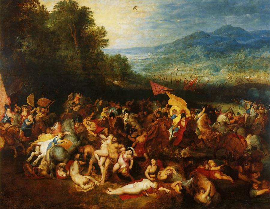 Bruegel Jan il Vecchio - La bataille des Amazones.jpg